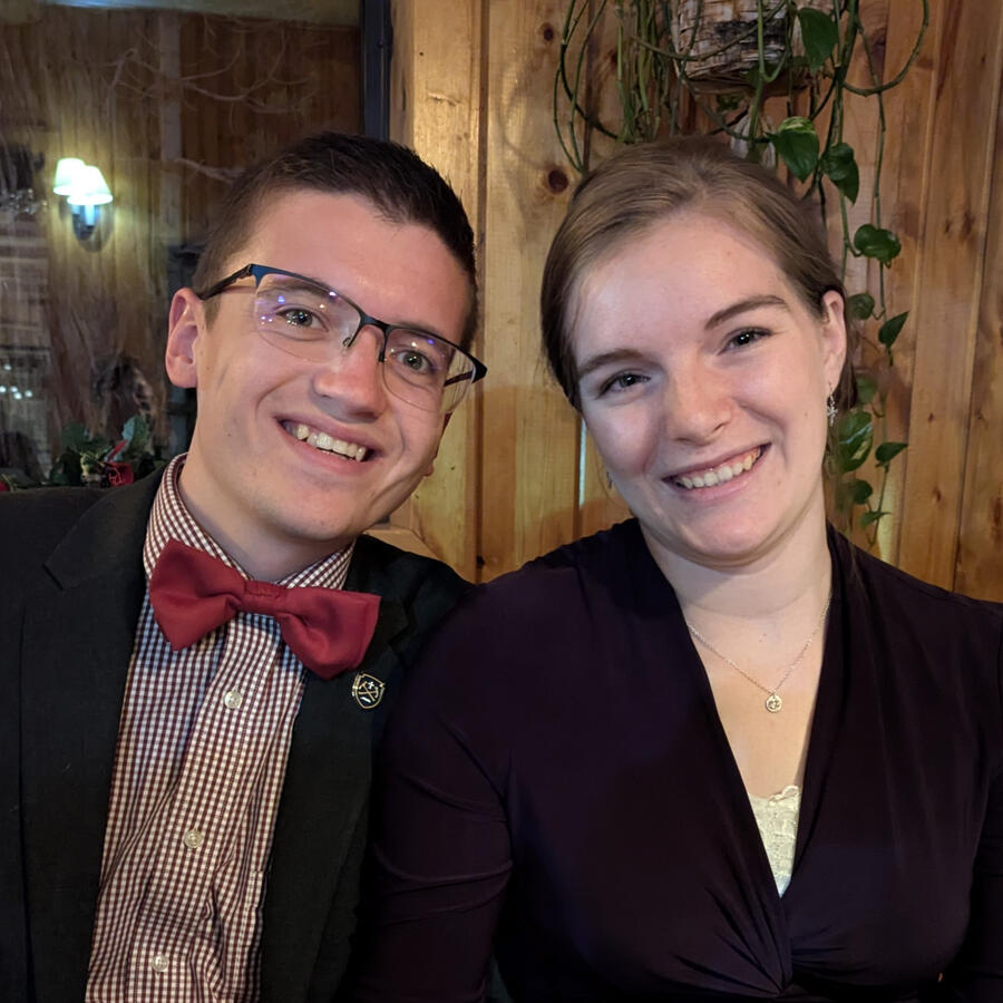 Farm in the country surounded by fields